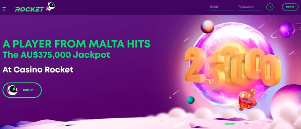 rocket play casino promo code